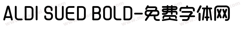 ALDI SUED BOLD字体转换